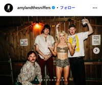 アミル・アンド・ザ・スニッファーズのインスタグラム@amylandthesniffersより