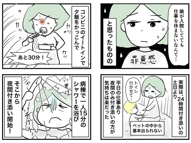 病院と仕事場を往復する毎日（戸塚ネオさん提供）