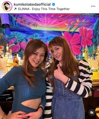 武田久美子インスタグラム(@kumikotakedaofficial)より
