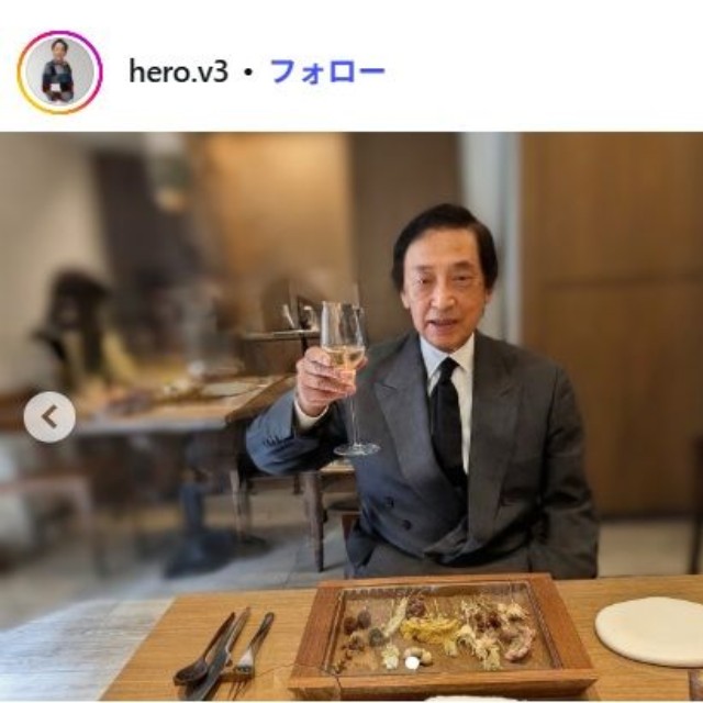 宮内洋のインスタグラム@hero.v3より