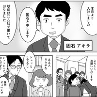シュッとした新人（まるいがんもさん提供）