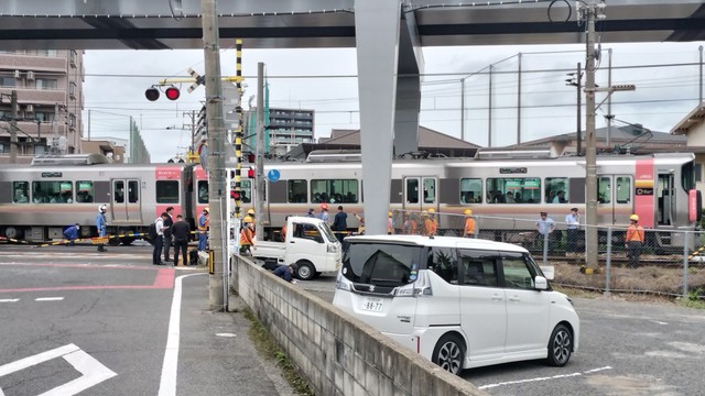 事故があった踏切