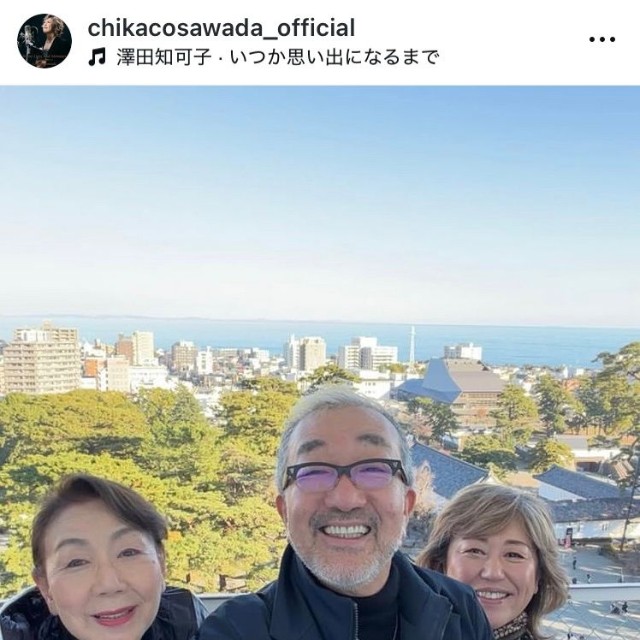 澤田知可子インスタグラム＠chikacosawada_officialより