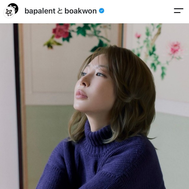 BoA（@boakwon）さんのインスタグラムより