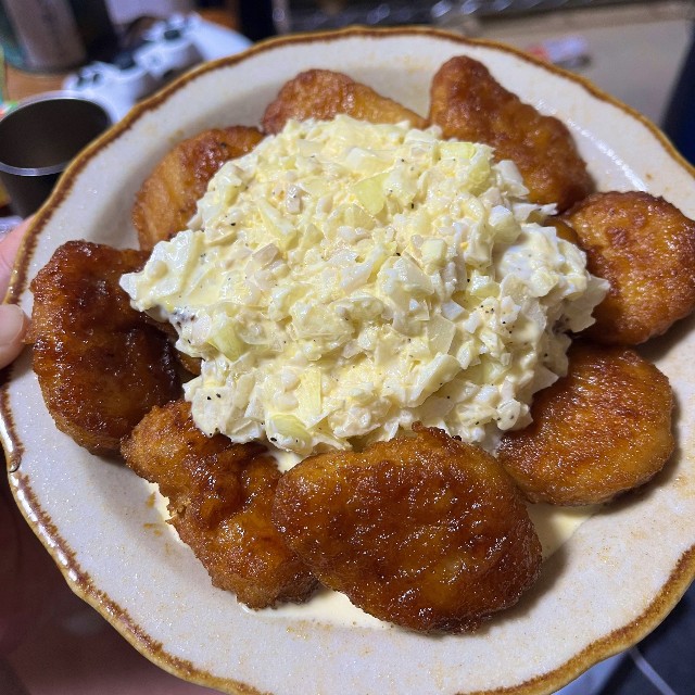 いつものナゲットが夕飯のご馳走に(はじめちゃんさん提供)