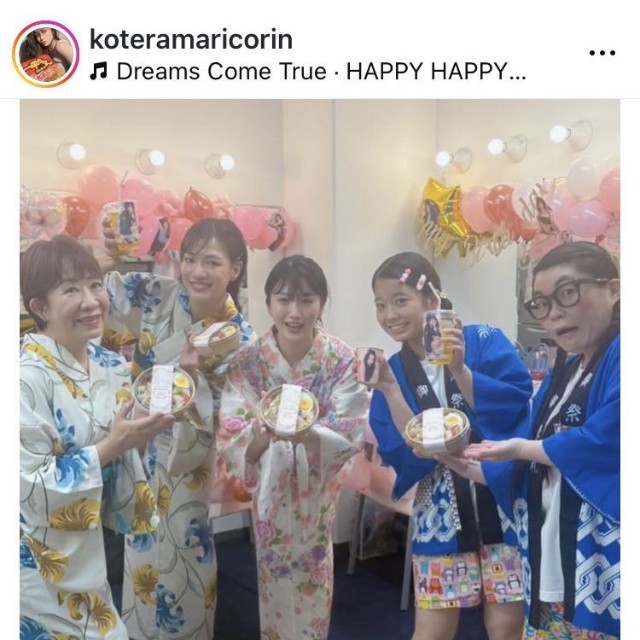 小寺真理のインスタグラム＠koteramaricorinより