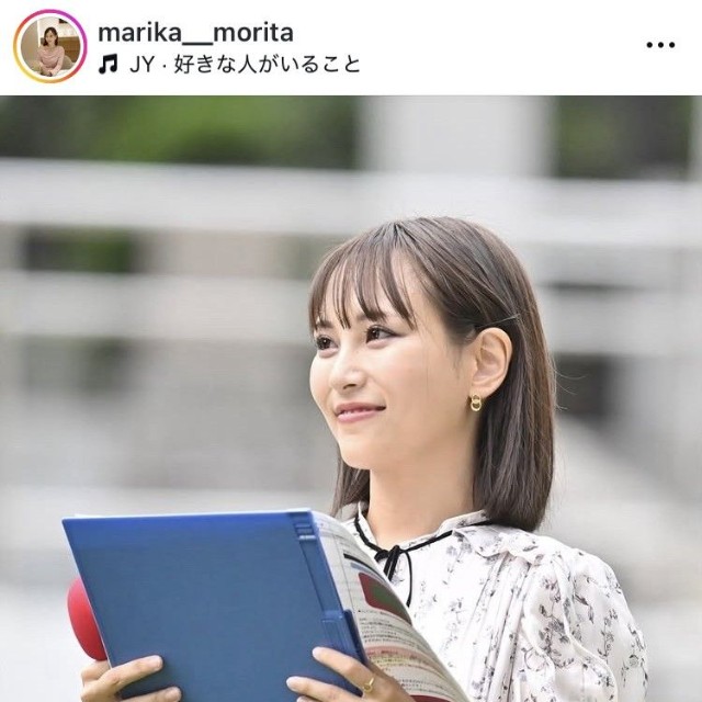 森田真理華アナのインスタグラム＠marika__moritaより