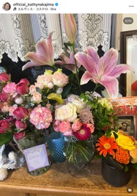 キャシー中島さんの公式インスタグラムから