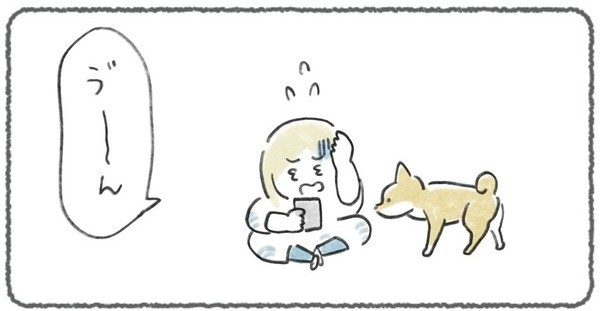 気持ちがもう落ち着いたのであれば、言葉はいらないって人もいるだろうし…と悩みに悩む主人公（キリさん提供）