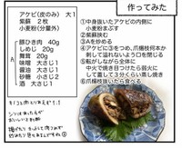 見様見真似で『アケビの皮の肉詰め』完成！（ワンコロもちべヱさん提供）