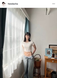 「UTB:G Vol.7」掲載を告知する蒔埜ひな　蒔埜ひなのインスタグラム（@heedacha）より＝2025年5月2日投稿