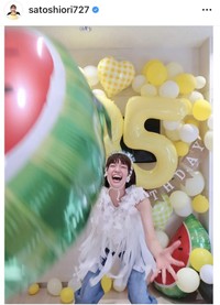 佐藤栞里のインスタグラム＠satoshiori727より