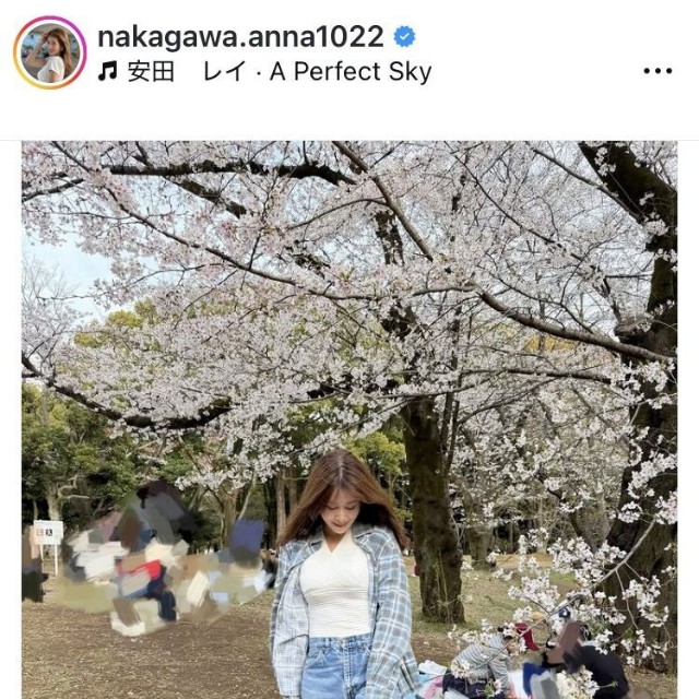 中川安奈アナウンサーのインスタグラム＠nakagawa.anna1022より