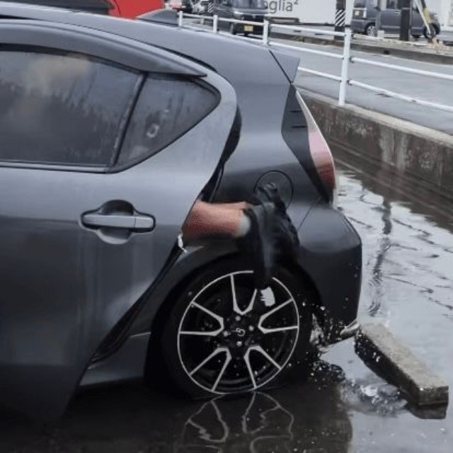 乗車成功！SASUKE出場の夢も敵うかも 画像提供：橋本拓実※画像はトリミングしています