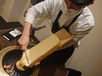 韓国料理屋さんでこんな風景に出会おうとは！