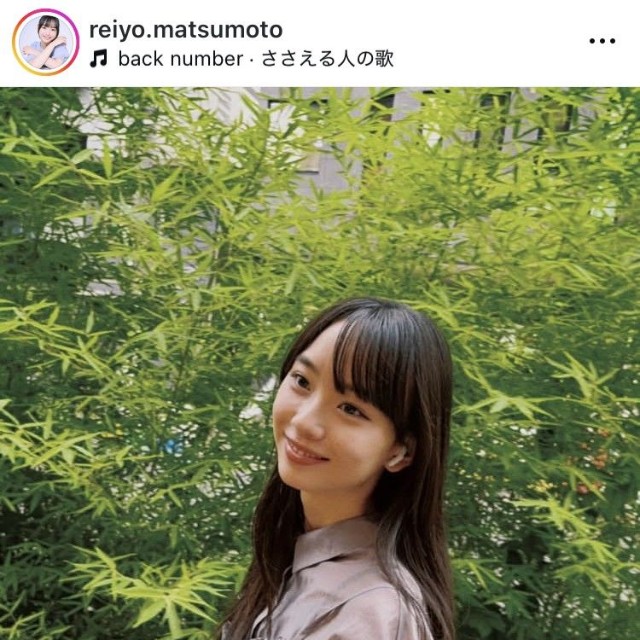 松本麗世インスタグラム＠reiyo.matsumoto