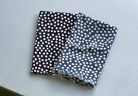 使用前（左）使用後（右）使い込まれてできたフリンジがお洒落だ（かまわぬ提供）