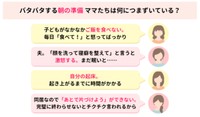 朝の準備がバタバタする理由はそれぞれ異なる（提供画像）