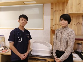 病気の早期発見をめざすハイテク猫トイレ　ＩＴでおしっこの量や頻度をチェック