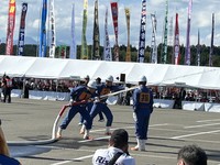 高梁市消防団が全国消防操法大会・小型ポンプ操法で優勝（提供 岡山県）