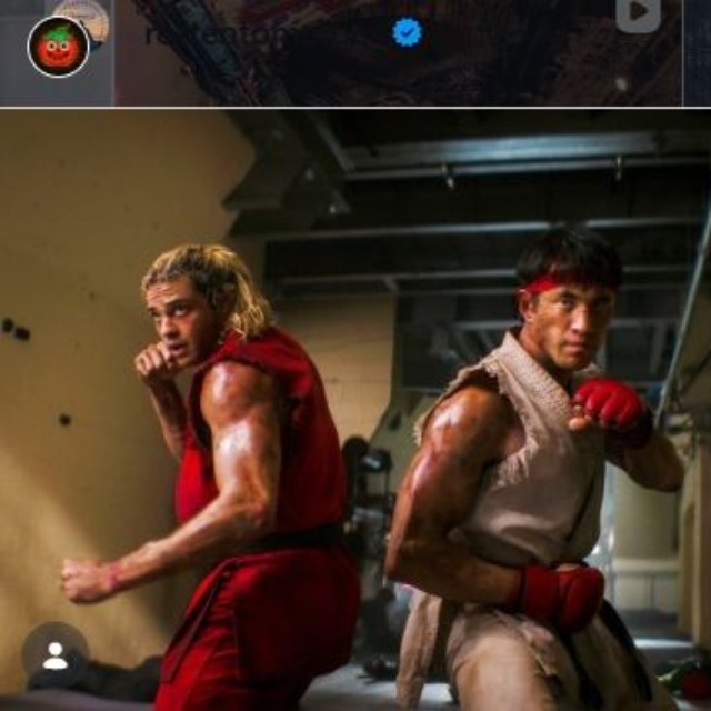 「ストリートファイター／ザ・ムービー」のインスタグラム＠streetfightermovieより