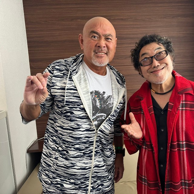 武藤敬司さんとコロッケさん（武藤敬司さんのＸより）