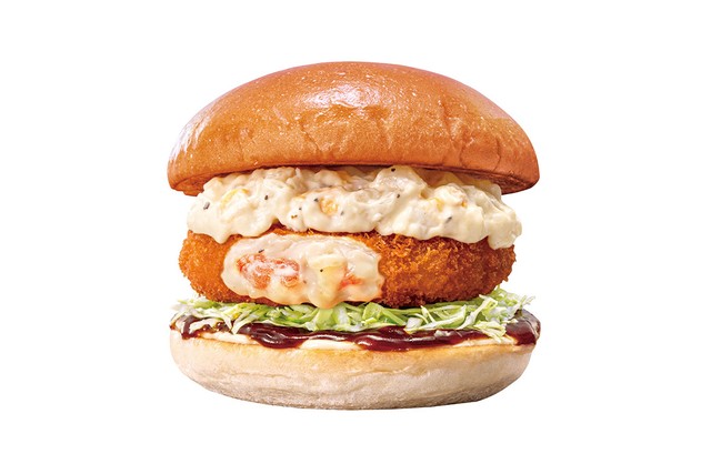 「タルデミえびグラタンバーガー」560円