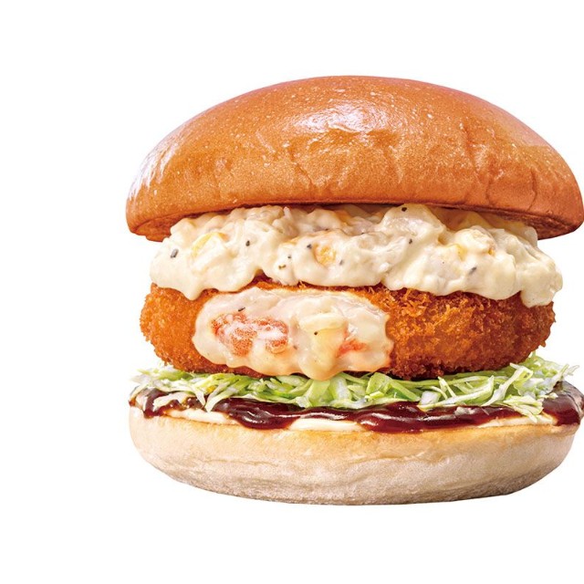 「タルデミえびグラタンバーガー」560円