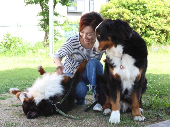 リラックスするジンくん