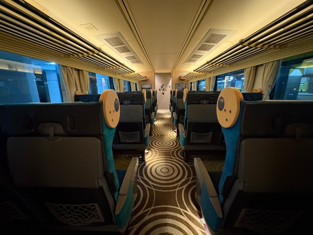 リクライニングシートも通常より快適そう（くぼさん提供）