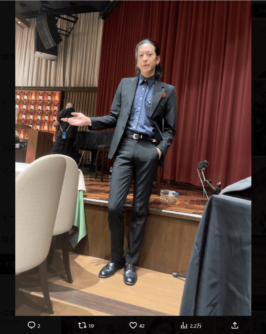 小沼将大のX（@onuma_official）より