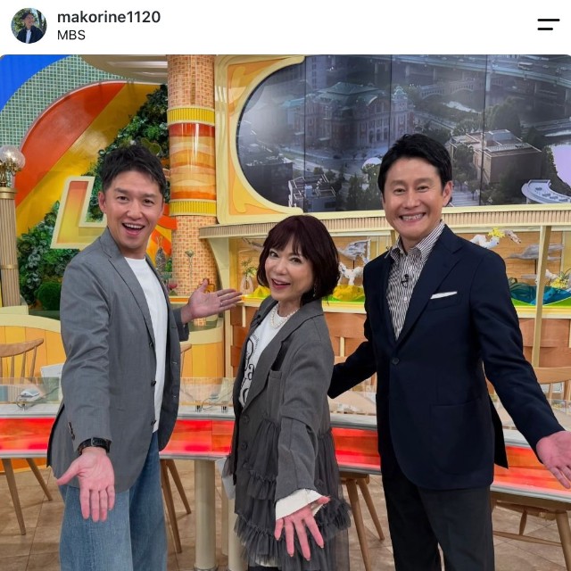 MBS山中真さんの公式インスタグラムから