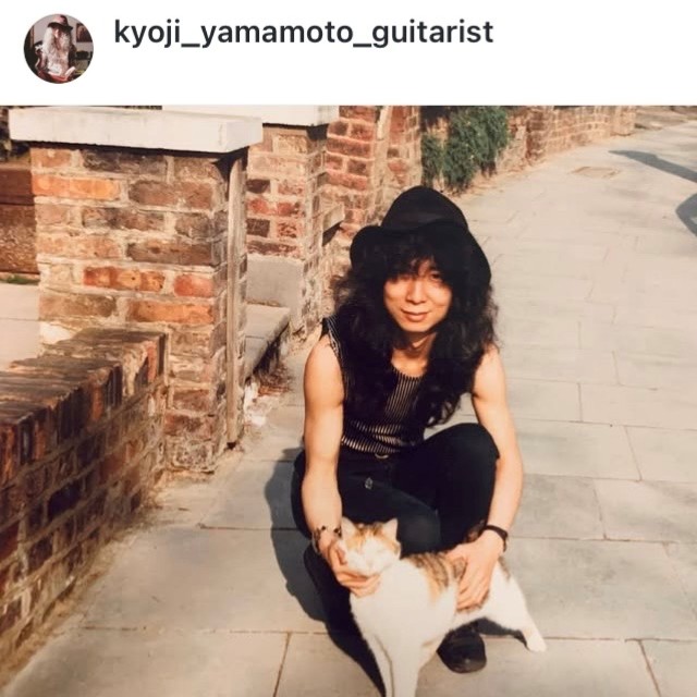 山本恭司インスタグラム(@kyoji_yamamoto_guitarist)より