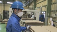 荷物の輸送を支える　「ダンボール箱」を作るお父さん　香川【おしごとみせて】