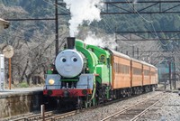 乗車率アップの期待を集めるきかんしゃパーシー号