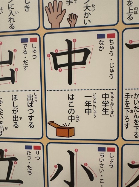 理由はなんと、お風呂に貼ってあった漢字ポスター（提供：＠nagasuemayuさん）