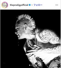 ザ・プロディジーのインスタグラム@theprodigyofficialより