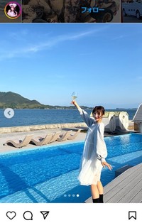 百瀬まりなのインスタグラム＠0o_momomari_o0より