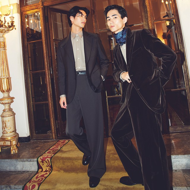 現代の紳士像を描き出す<br>クラシックを逸脱しない遊び心。<br>【粋な男はスーツを着る。】