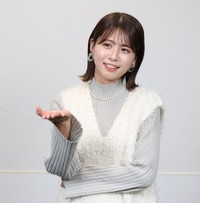 大仁田美咲アナウンサー（撮影・中田匡峻）