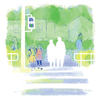 寄り添う人々の姿に尊さ　青来有一