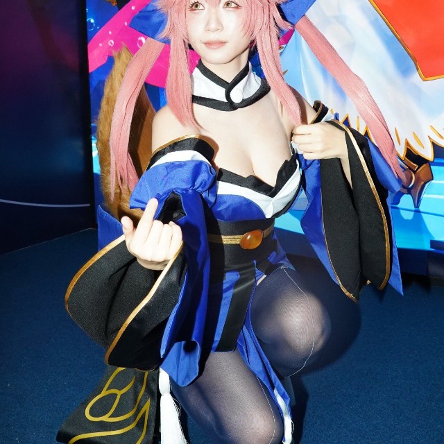 TGS2026のブースに登場した伊織もえ