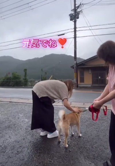 meguさんとお別れした（meguさん提供、Instagramよりキャプチャ撮影）