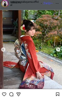 OCHA NORMA　中山夏月姫のインスタグラム＠natsume_nakayama.officialより