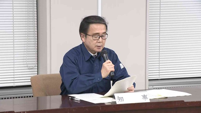 香川県の対策本部会議　9日午後7時ごろ