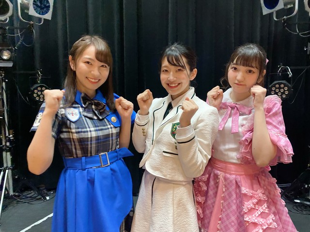 （左から）KOBerrieS♪・森島みなみ、ほくりくアイドル部・松井祐香里、リリシック学園・矢野瑞姫