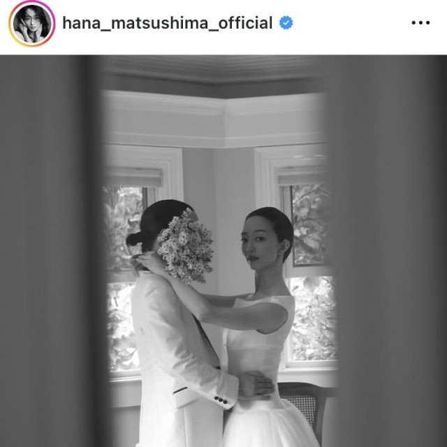 松島花インスタグラム＠hana_matsushima_officialより