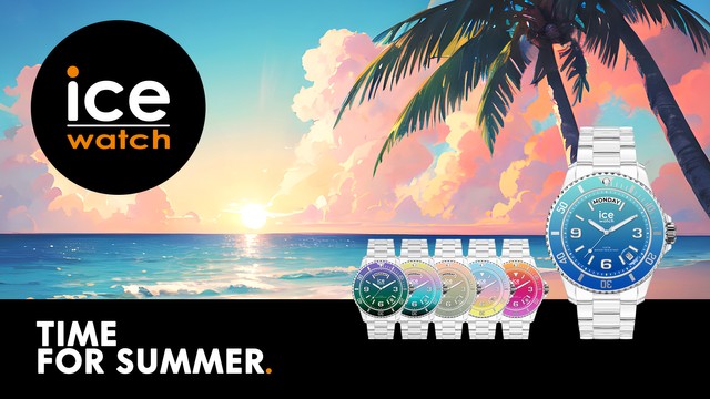 アイスウォッチ新作「アイス クリアサンセット」全6色（ビヨンクール提供）