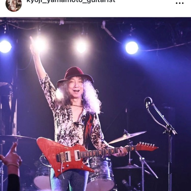 山本恭司インスタグラム(@kyoji_yamamoto_guitarist)より