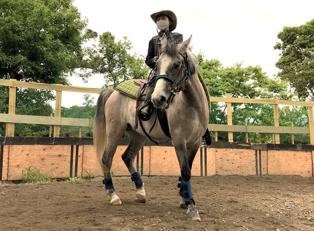 気分はさながらカウボーイ？
